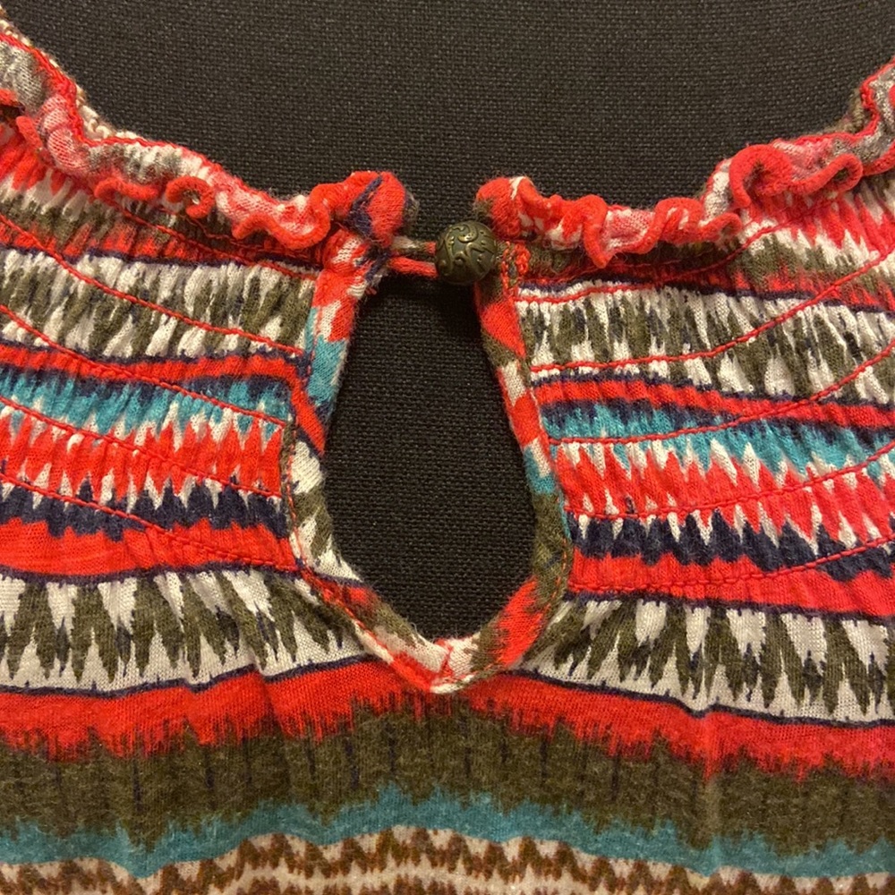 Lucky Brand - Long Sleeve Multi Color Top - Picture 5 of 7